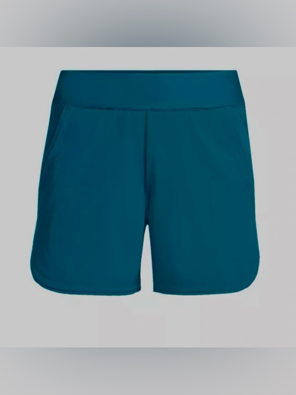 Lands' End - NEW - Baltic Teal 5" Board Shorts with Panty - Picture 2 of 11